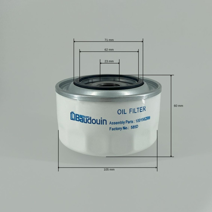 Масляний фільтр 16247864 Масляний фільтр 16247864