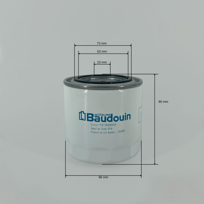 Масляний фільтр 16256767 Масляний фільтр 16256767