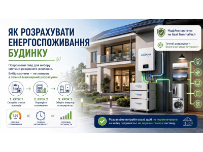 Як розрахувати енергоспоживання будинку: покроковий гайд для вибору системи резервного живлення