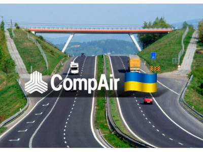 Автономні дизельні компресорні установки CompAir використовуються для відновлення інфраструктури