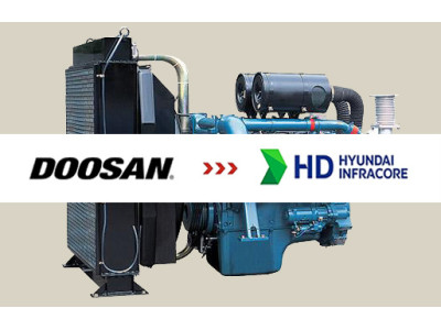 Двигуни Doosan переіменовані на Hyundai 